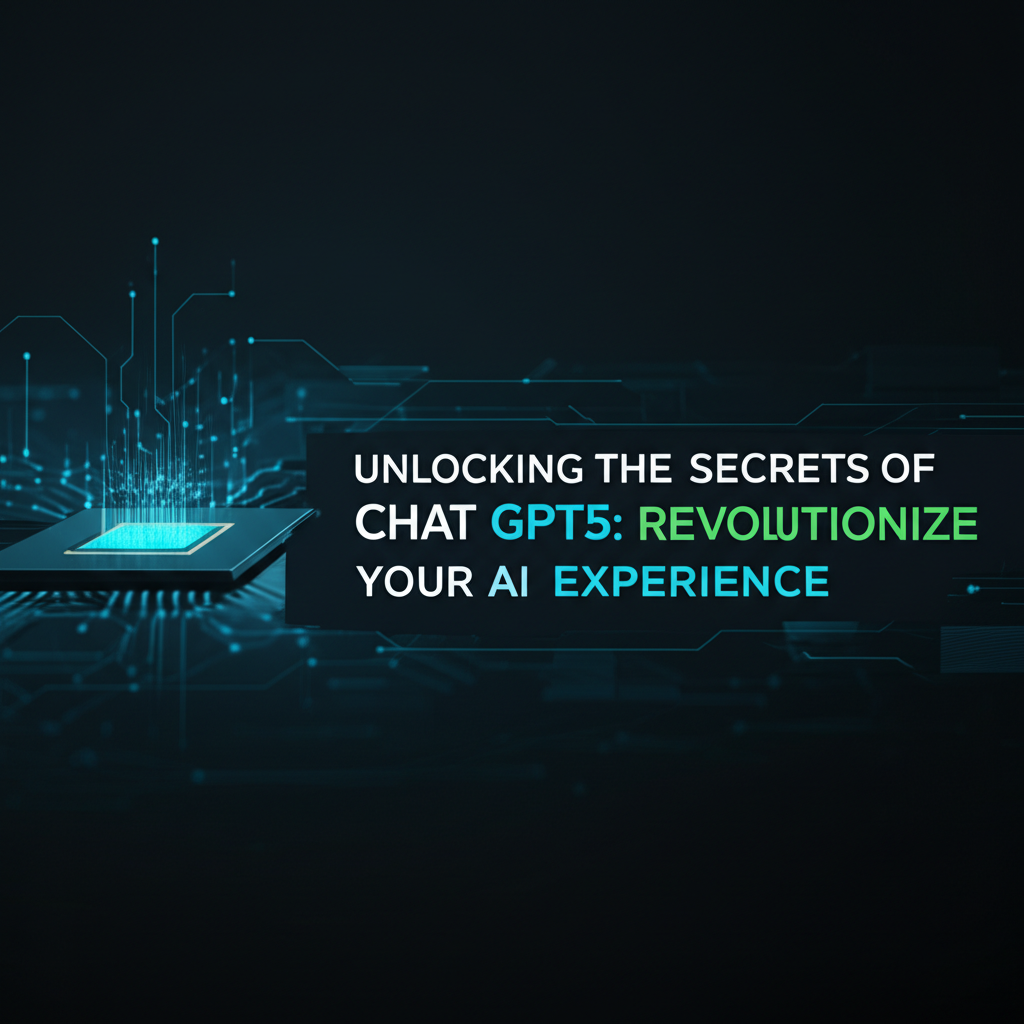 Unlocking the Secrets of Chat GPT5: Revolutionize Your AI Experience