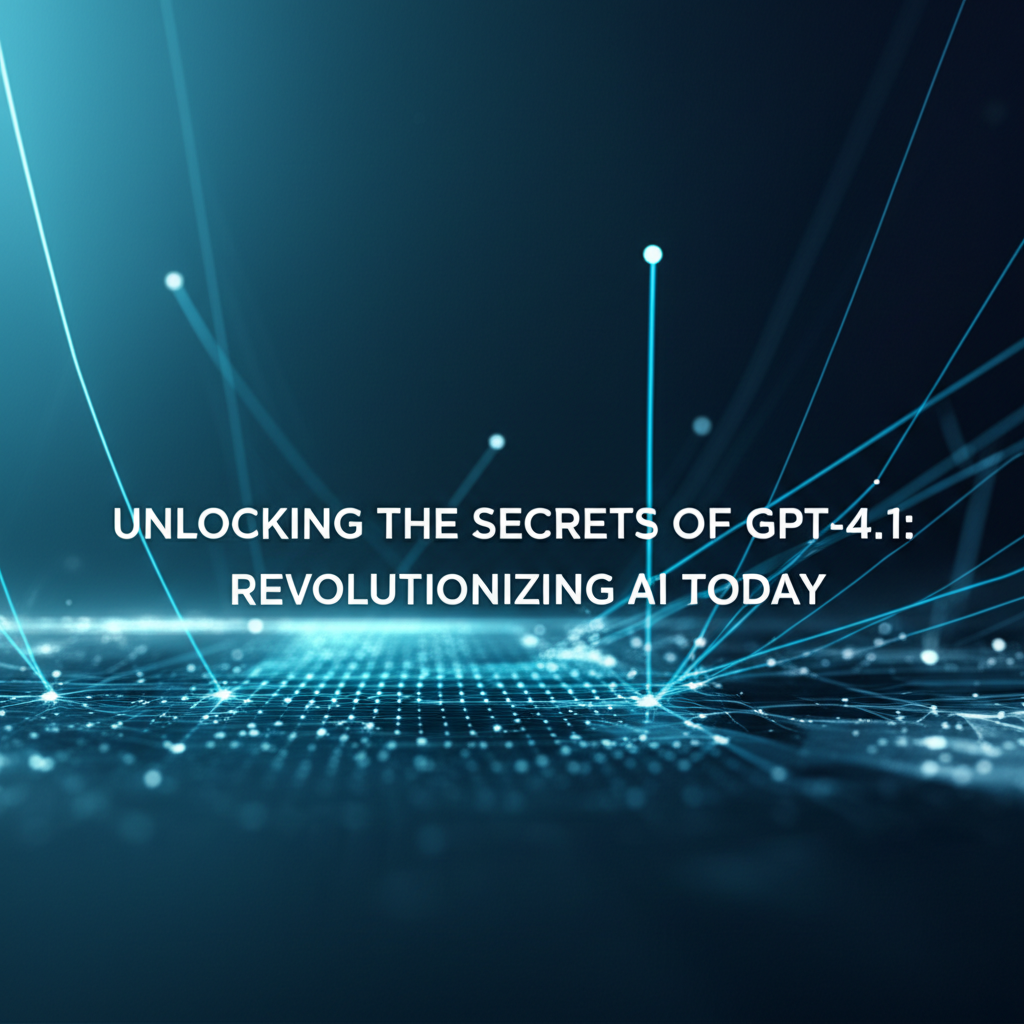 Unlocking the Secrets of GPT-4.1: Revolutionizing AI Today