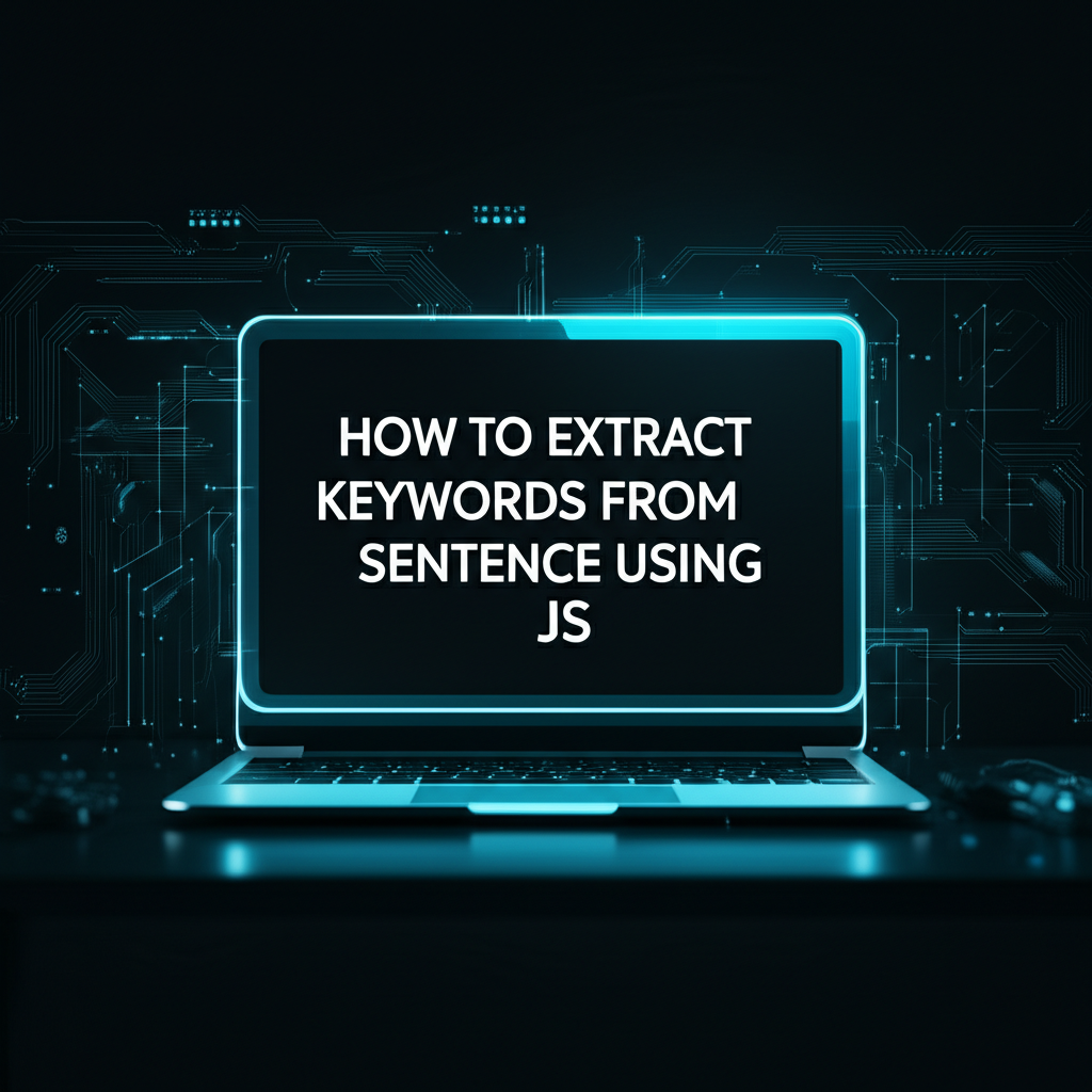 How to Extract Keywords from Sentence using JS