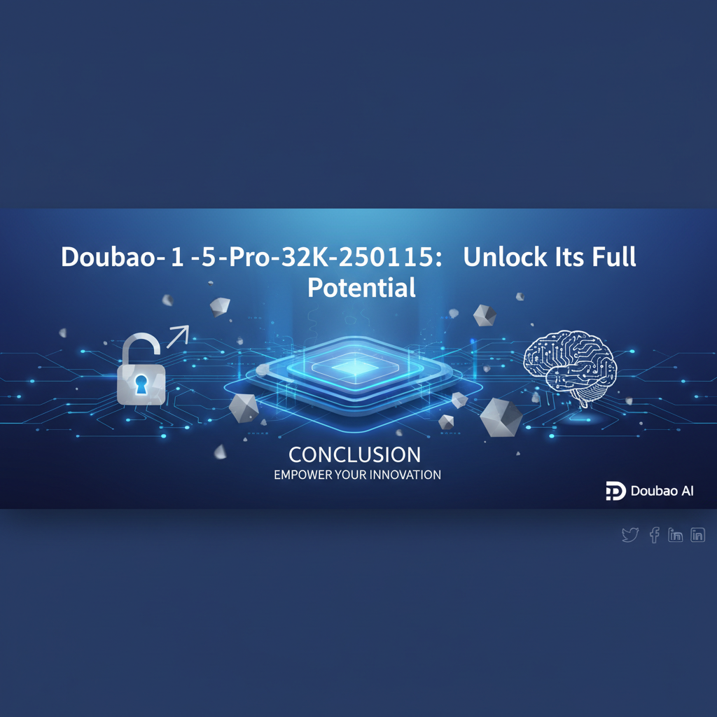Doubao-1-5-Pro-32K-250115: Unlock Its Full Potential