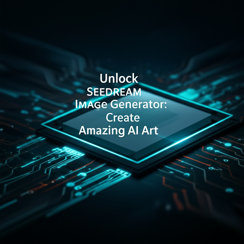 Unlock Seedream Image Generator: Create Amazing AI Art