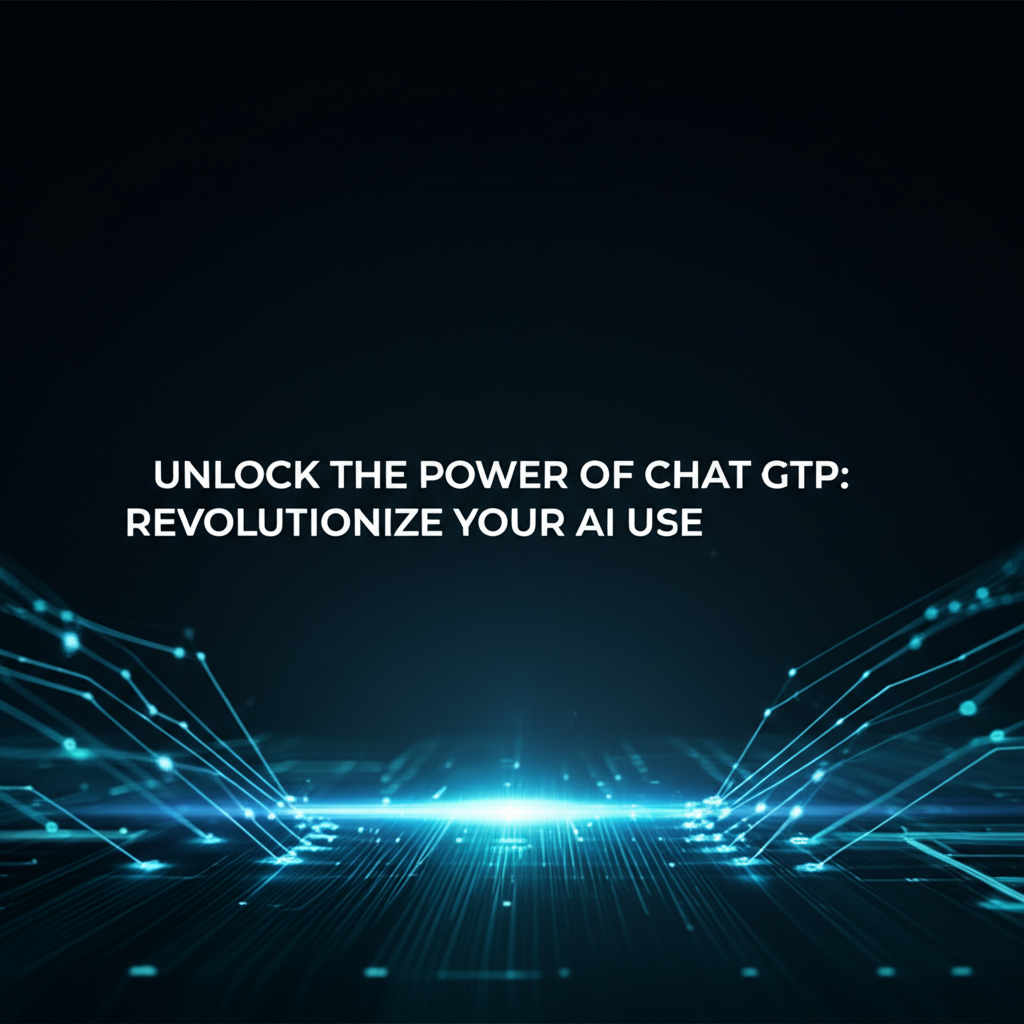 Unlock the Power of Chat GTP: Revolutionize Your AI Use