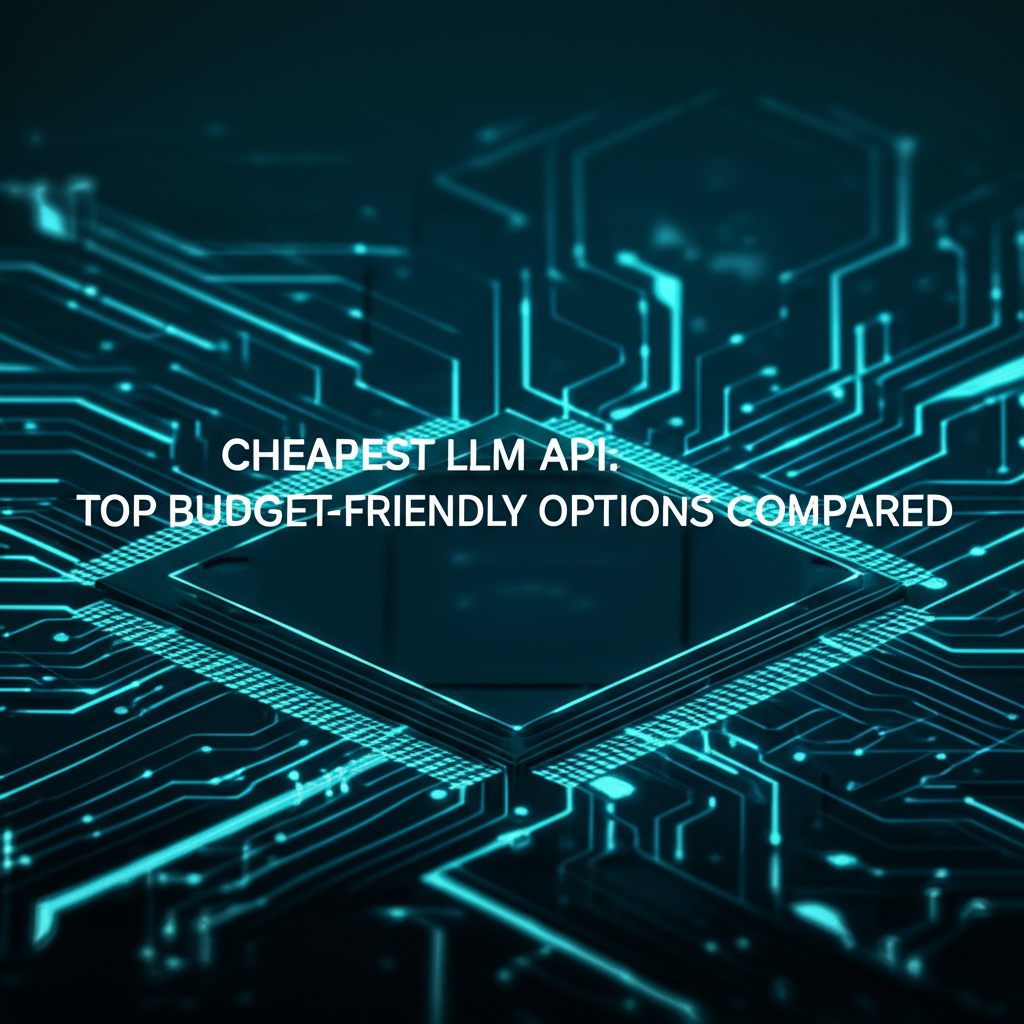 Cheapest LLM API: Top Budget-Friendly Options Compared
