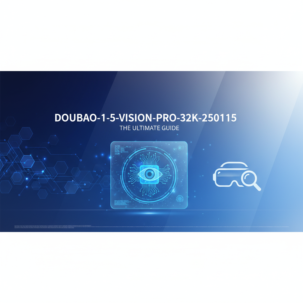 Doubao-1-5-Vision-Pro-32K-250115: The Ultimate Guide