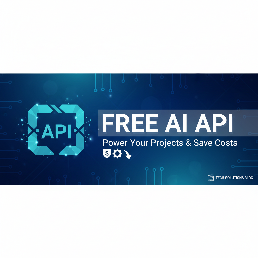 Free AI API: Power Your Projects & Save Costs