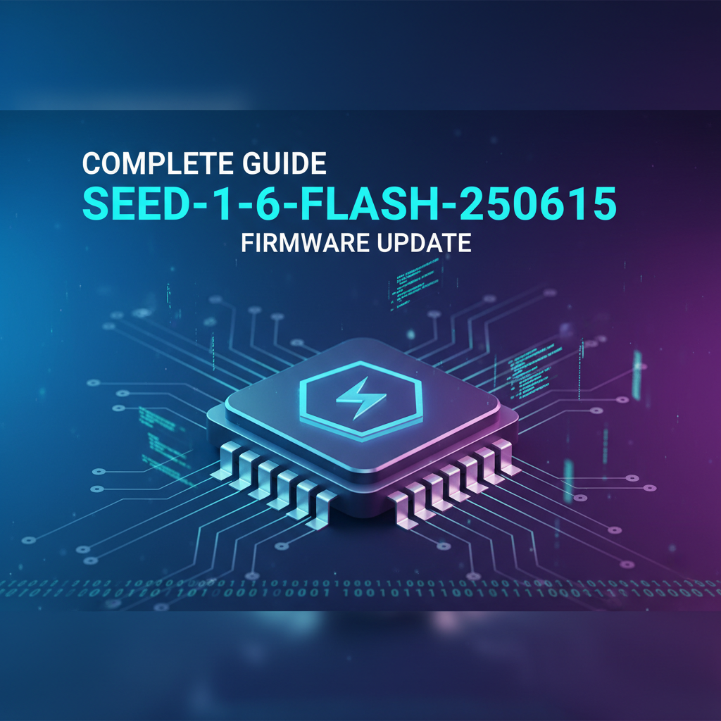 Complete Guide: Seed-1-6-Flash-250615 Firmware Update