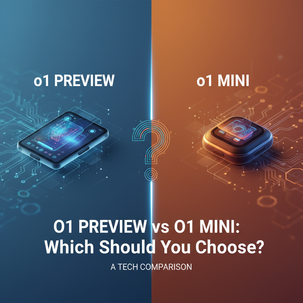 o1 Preview vs o1 Mini: Which Should You Choose?