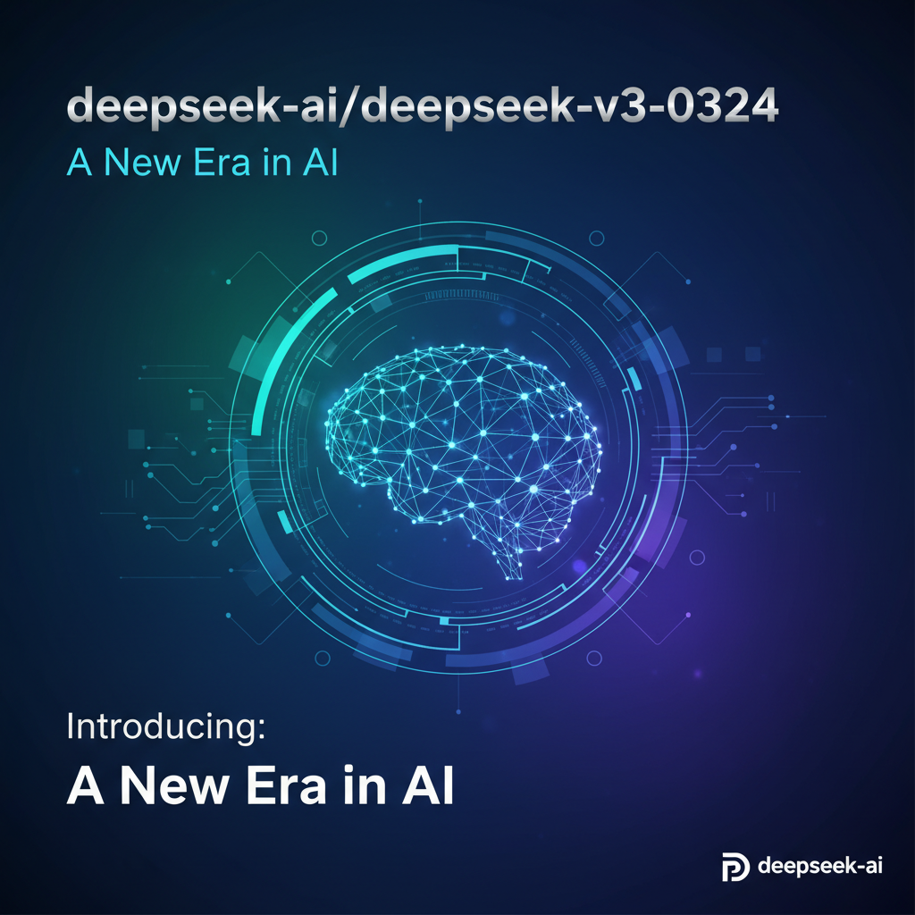 Introducing deepseek-ai/deepseek-v3-0324: A New Era in AI