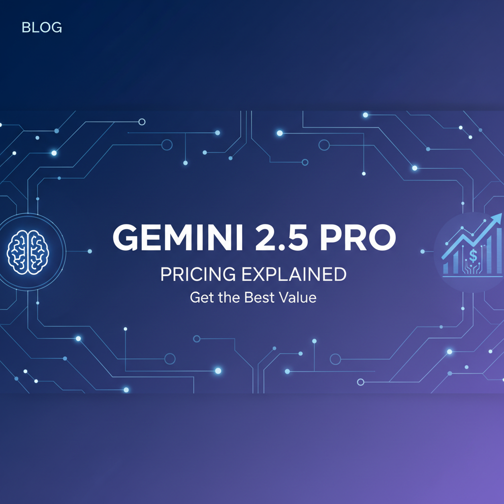 Gemini 2.5Pro Pricing Explained: Get the Best Value