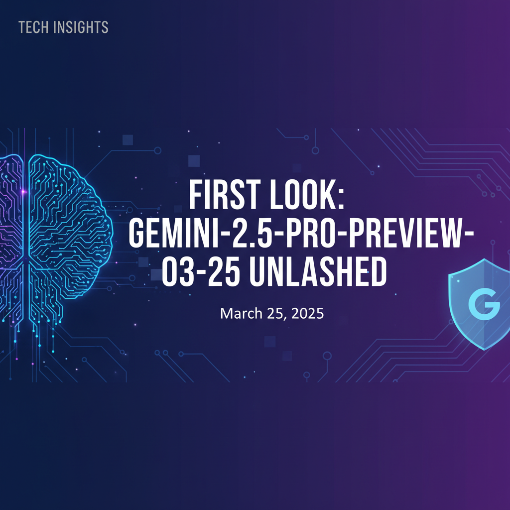First Look: Gemini-2.5-Pro-Preview-03-25 Unleashed
