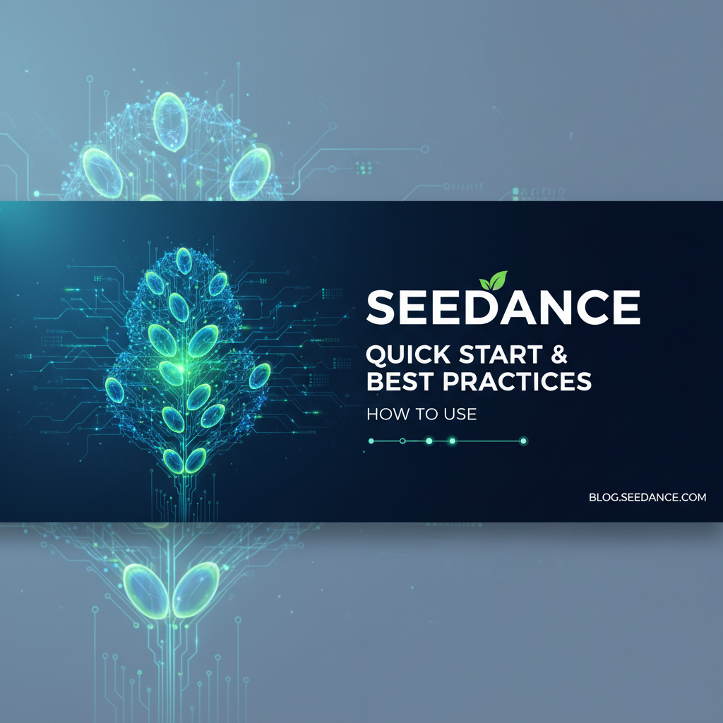 How to Use Seedance: Quick Start & Best Practices
