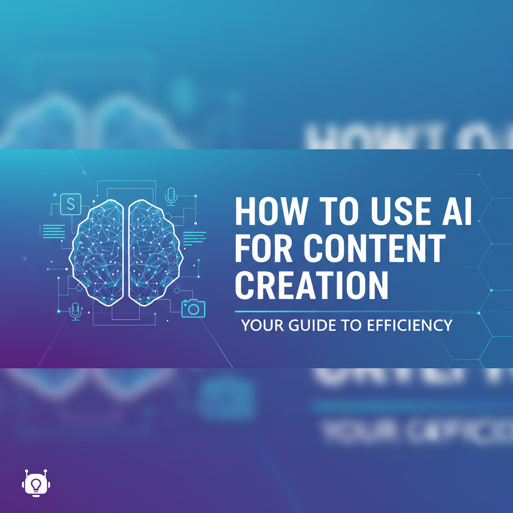 How to Use AI for Content Creation: Your Guide to Efficiency