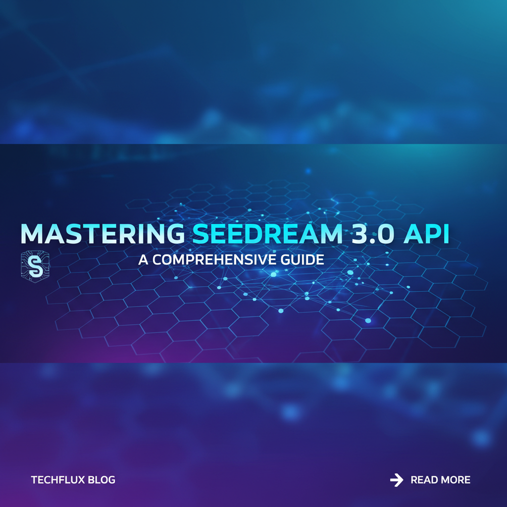 Mastering Seedream 3.0 API: A Comprehensive Guide