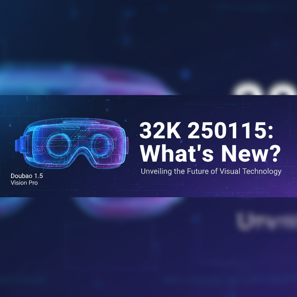 Doubao 1.5 Vision Pro 32K 250115: What's New?