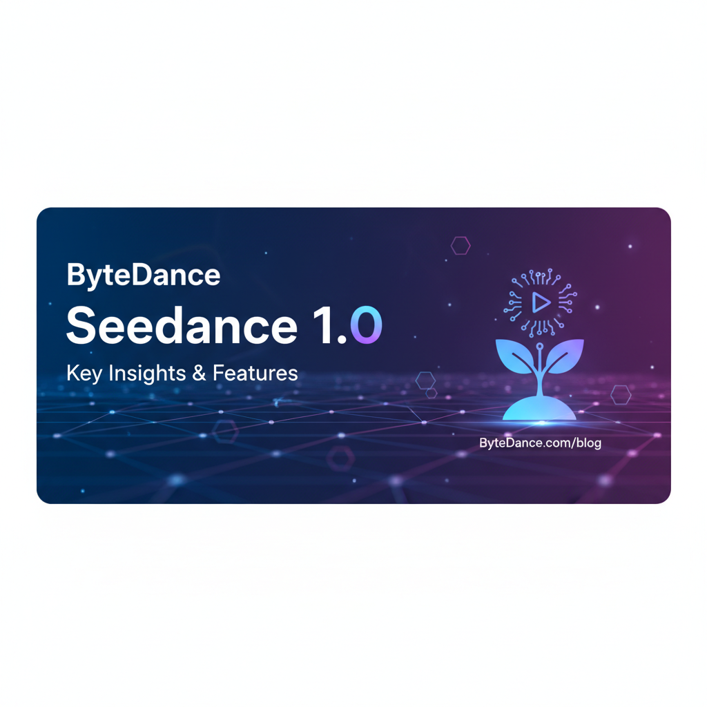 ByteDance Seedance 1.0: Key Insights & Features