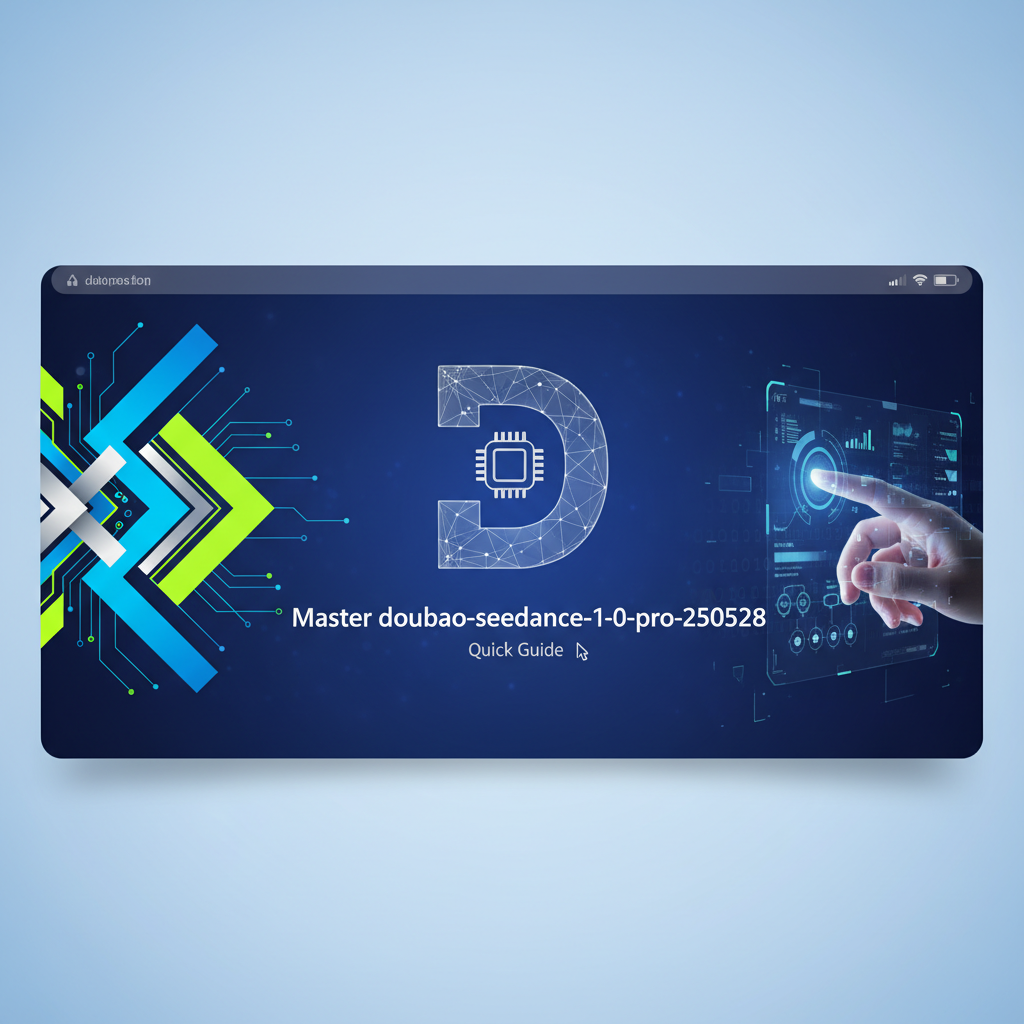 Master doubao-seedance-1-0-pro-250528: Quick Guide