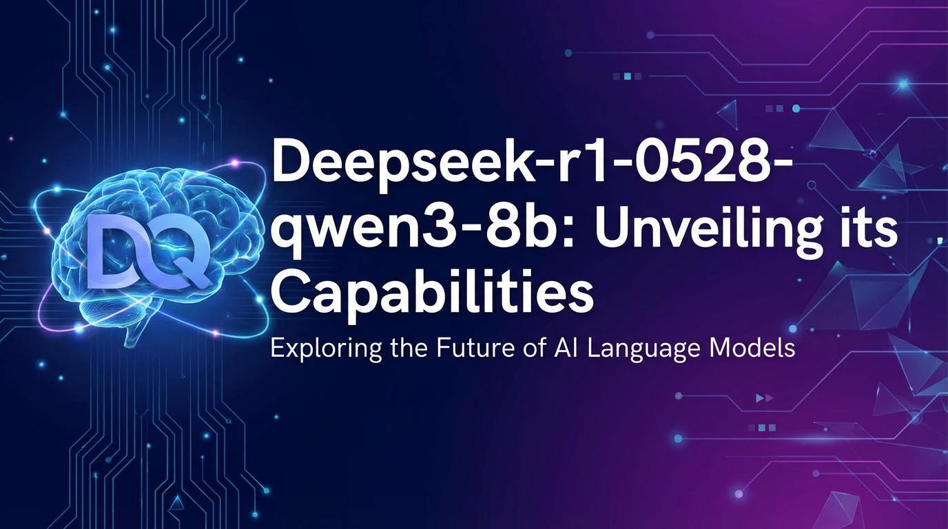 Deepseek-r1-0528-qwen3-8b: Unveiling its Capabilities