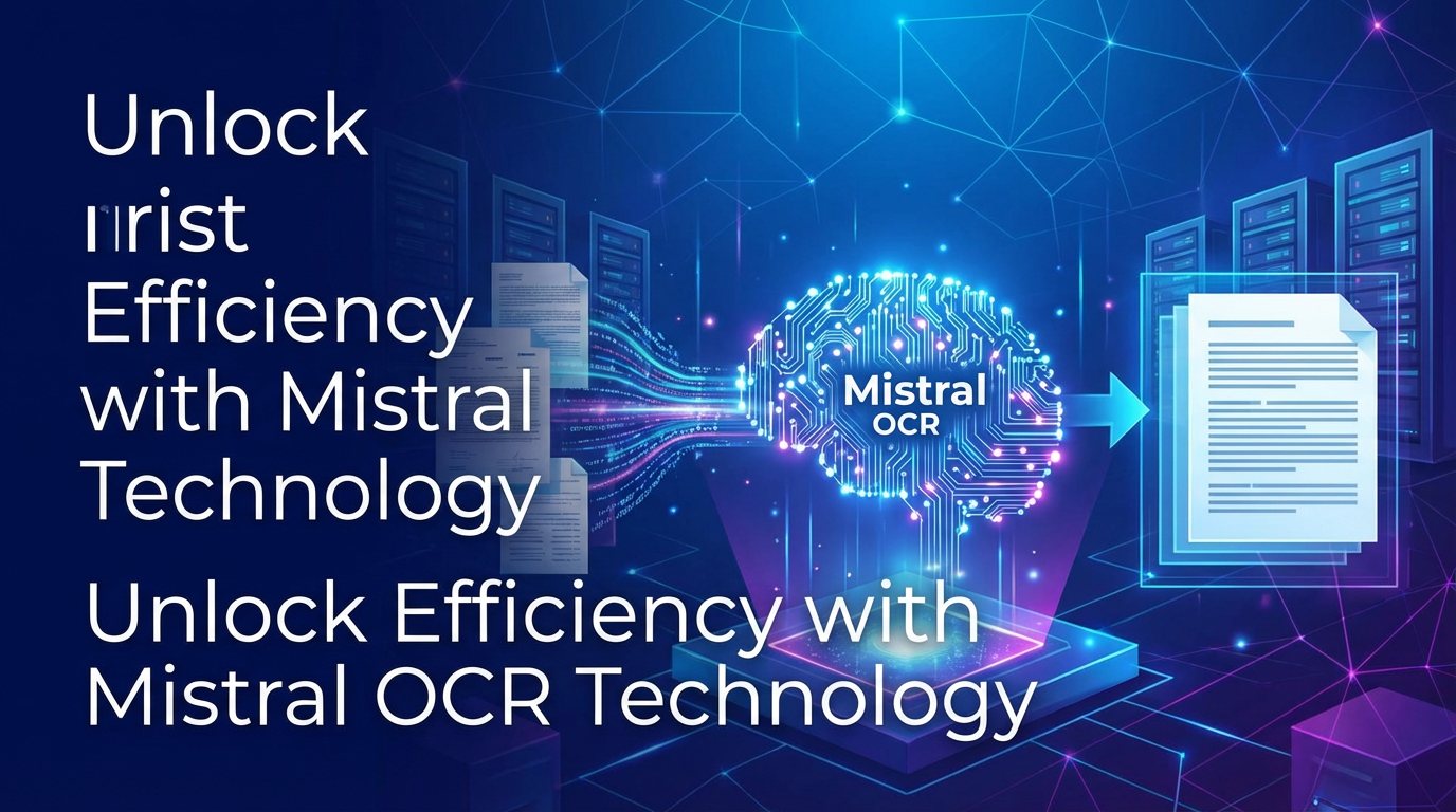 Unlock Efficiency with Mistral OCR Technology