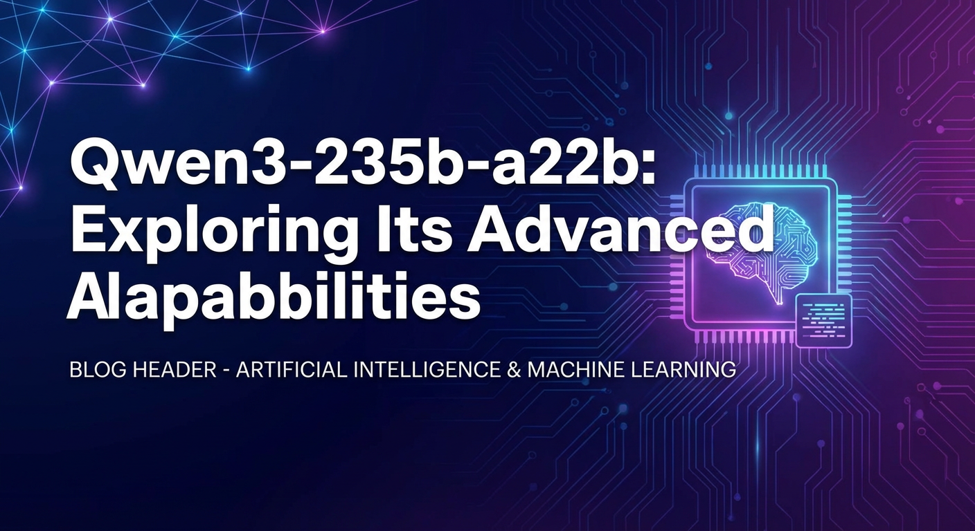 Qwen3-235b-a22b: Exploring Its Advanced AI Capabilities