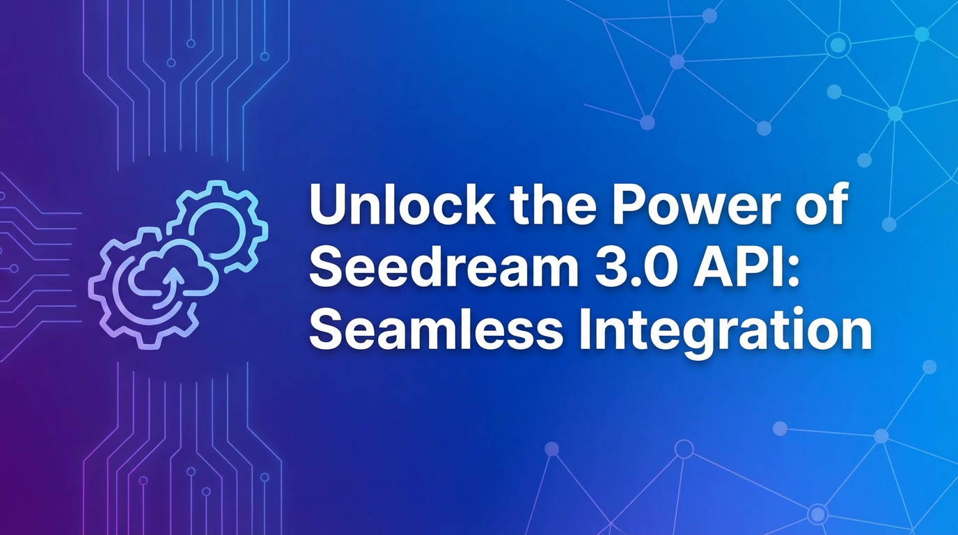Unlock the Power of Seedream 3.0 API: Seamless Integration