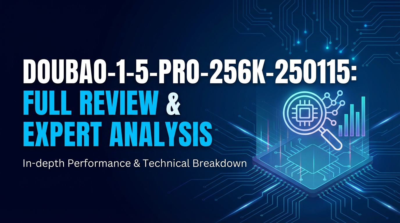 doubao-1-5-pro-256k-250115: Full Review & Expert Analysis