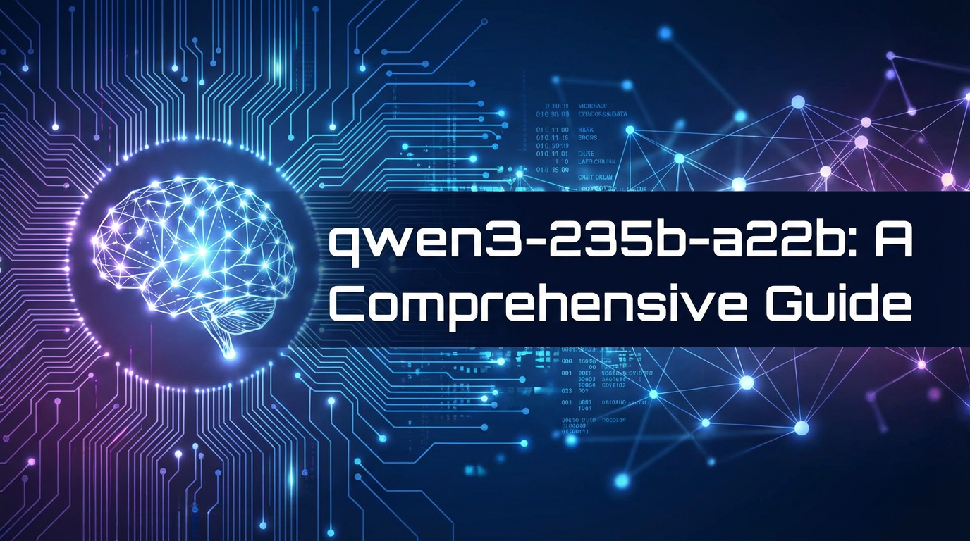 qwen3-235b-a22b: A Comprehensive Guide