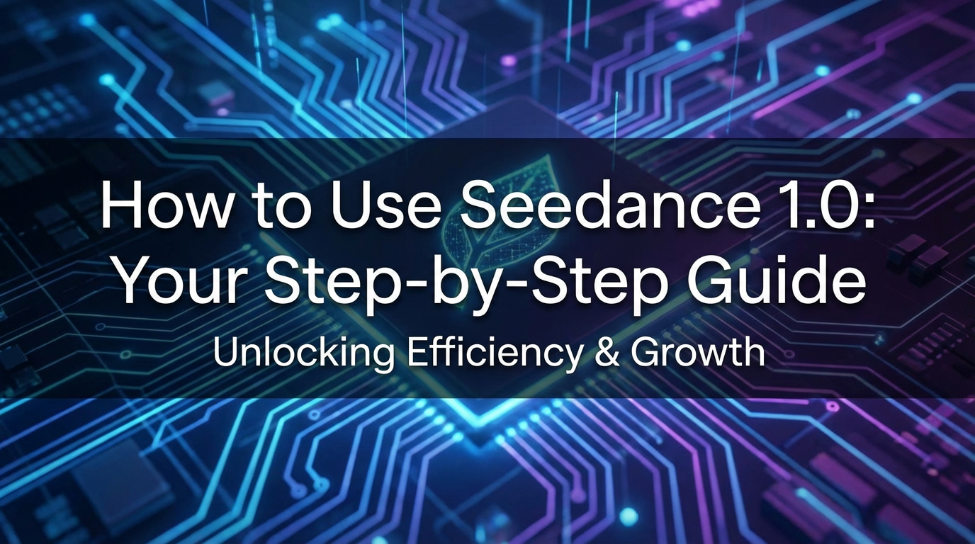 How to Use Seedance 1.0: Your Step-by-Step Guide