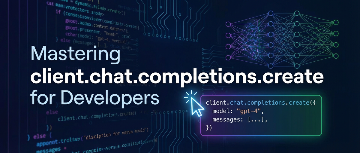Mastering client.chat.completions.create for Developers