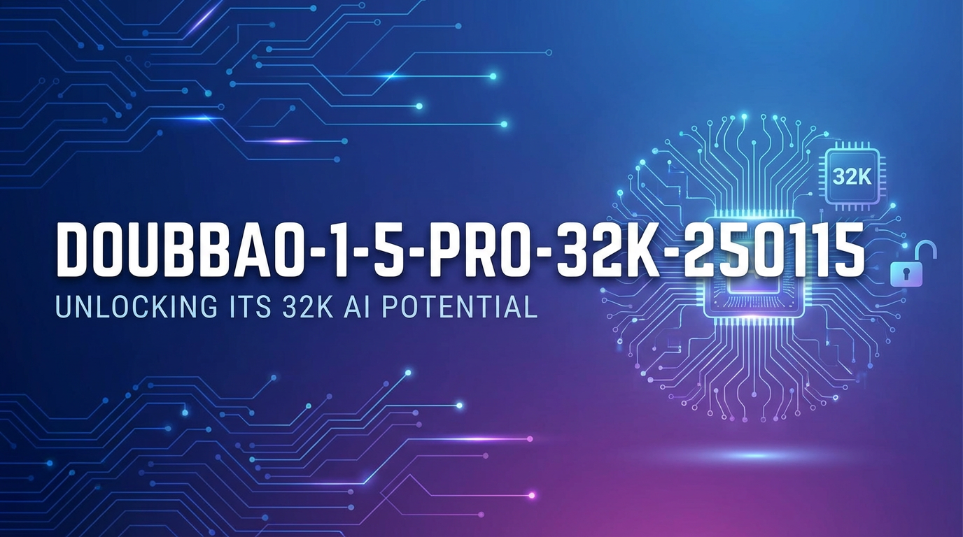 Doubao-1-5-Pro-32k-250115: Unlocking its 32K AI Potential