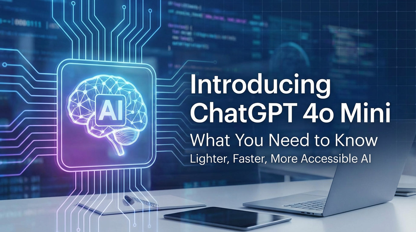 Introducing ChatGPT 4o Mini: What You Need to Know