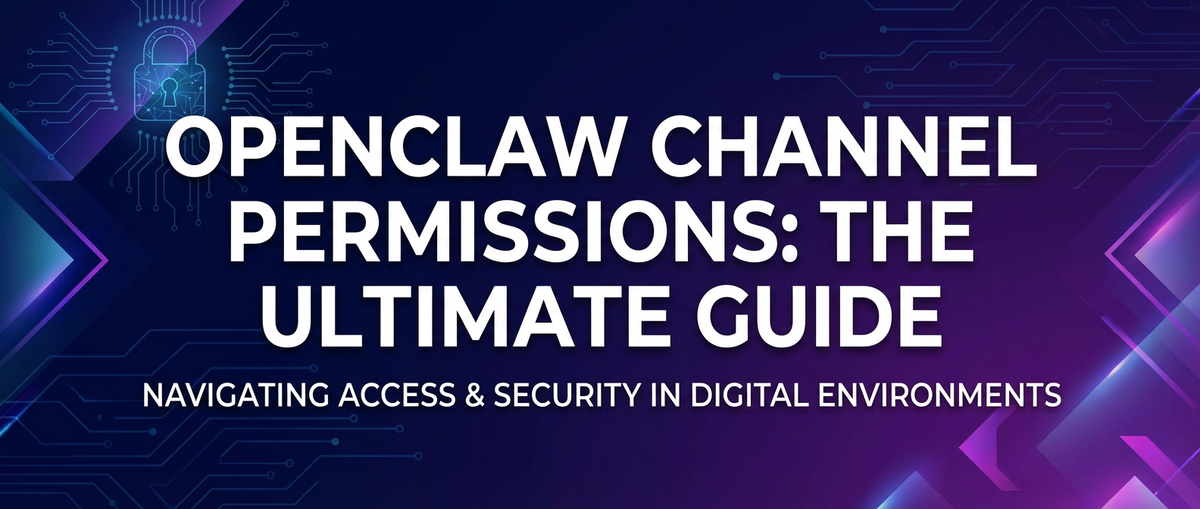 OpenClaw Channel Permissions: The Ultimate Guide