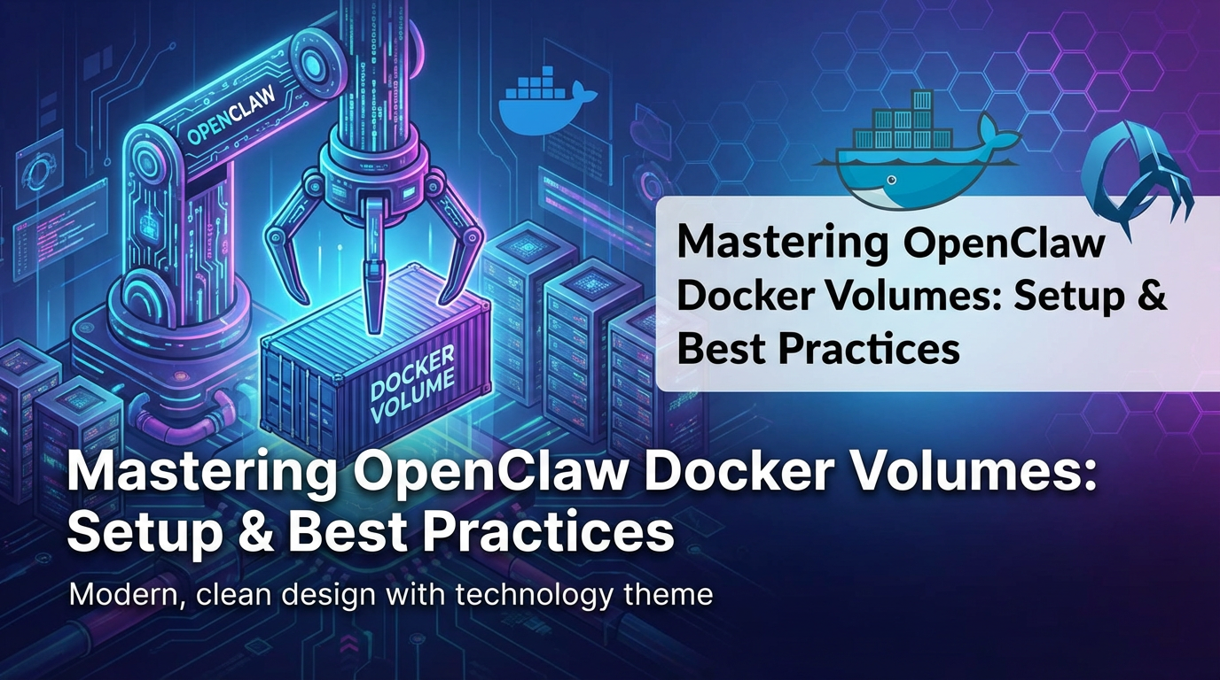 Mastering OpenClaw Docker Volumes: Setup & Best Practices