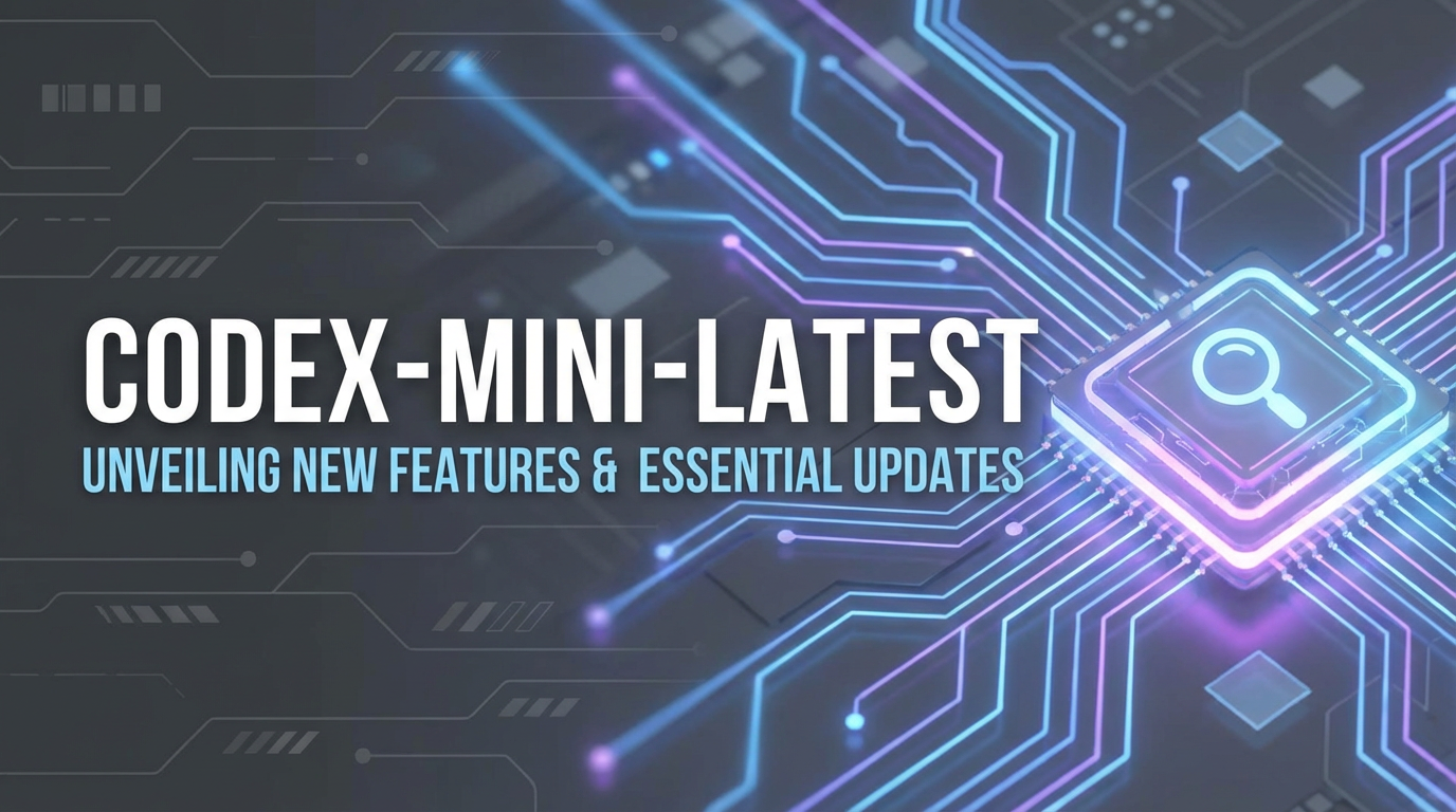 Codex-Mini-Latest: Unveiling New Features & Essential Updates