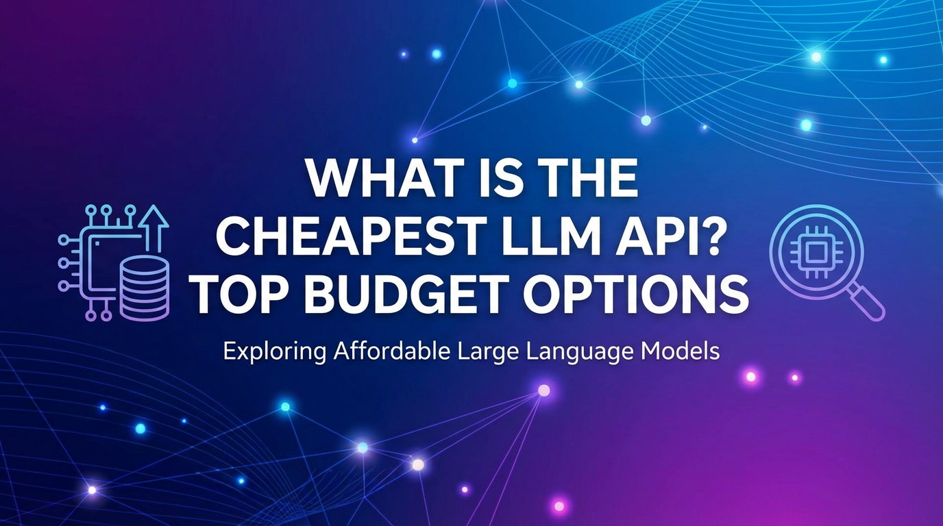 What is the Cheapest LLM API? Top Budget Options