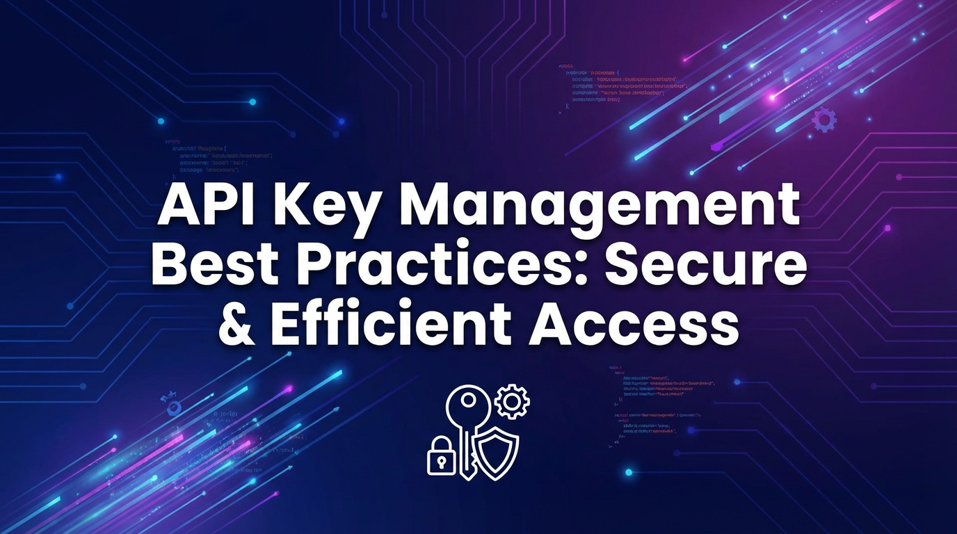 API Key Management Best Practices: Secure & Efficient Access