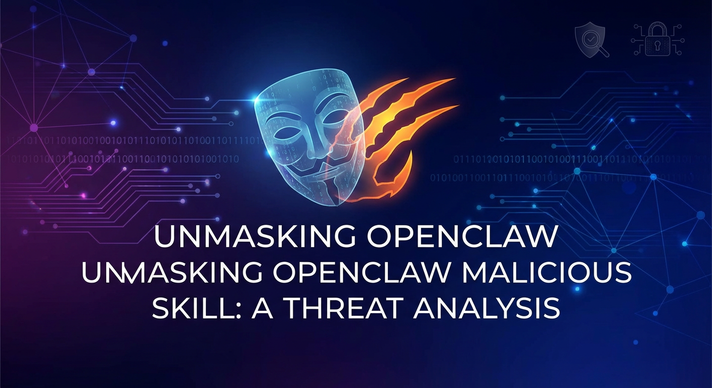 Unmasking OpenClaw Malicious Skill: A Threat Analysis