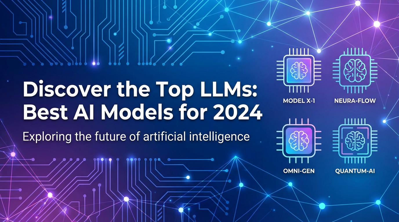 Discover the Top LLMs: Best AI Models for 2024