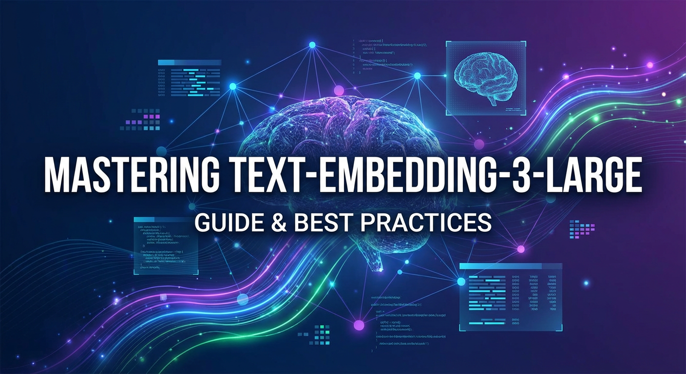 Mastering text-embedding-3-large: Guide & Best Practices