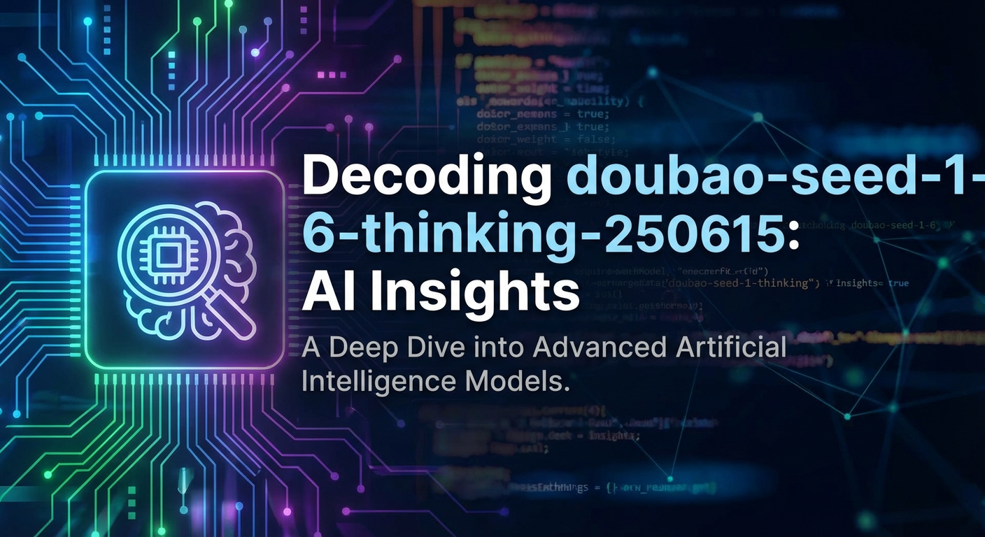 Decoding `doubao-seed-1-6-thinking-250615`: AI Insights
