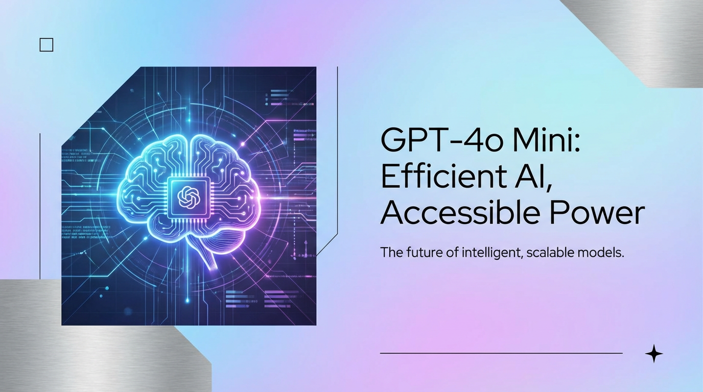 GPT-4o Mini: Efficient AI, Accessible Power