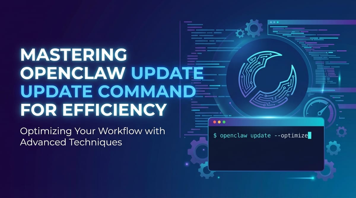 Mastering OpenClaw Update Command for Efficiency