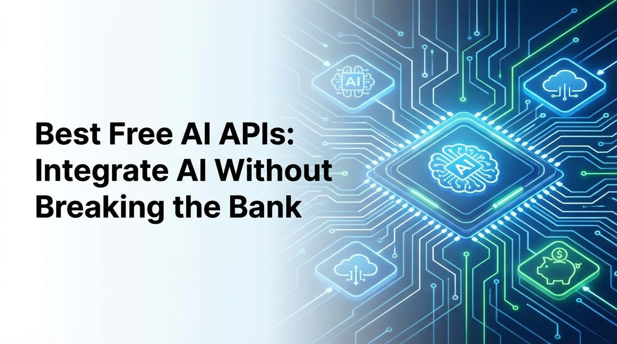 Best Free AI APIs: Integrate AI Without Breaking the Bank