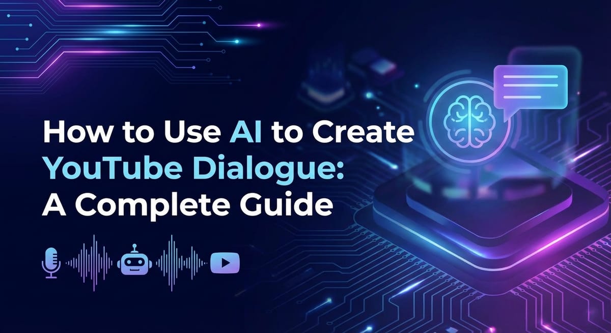 How to Use AI to Create YouTube Dialogue: A Complete Guide