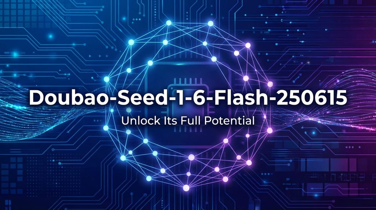 Doubao-Seed-1-6-Flash-250615: Unlock Its Full Potential