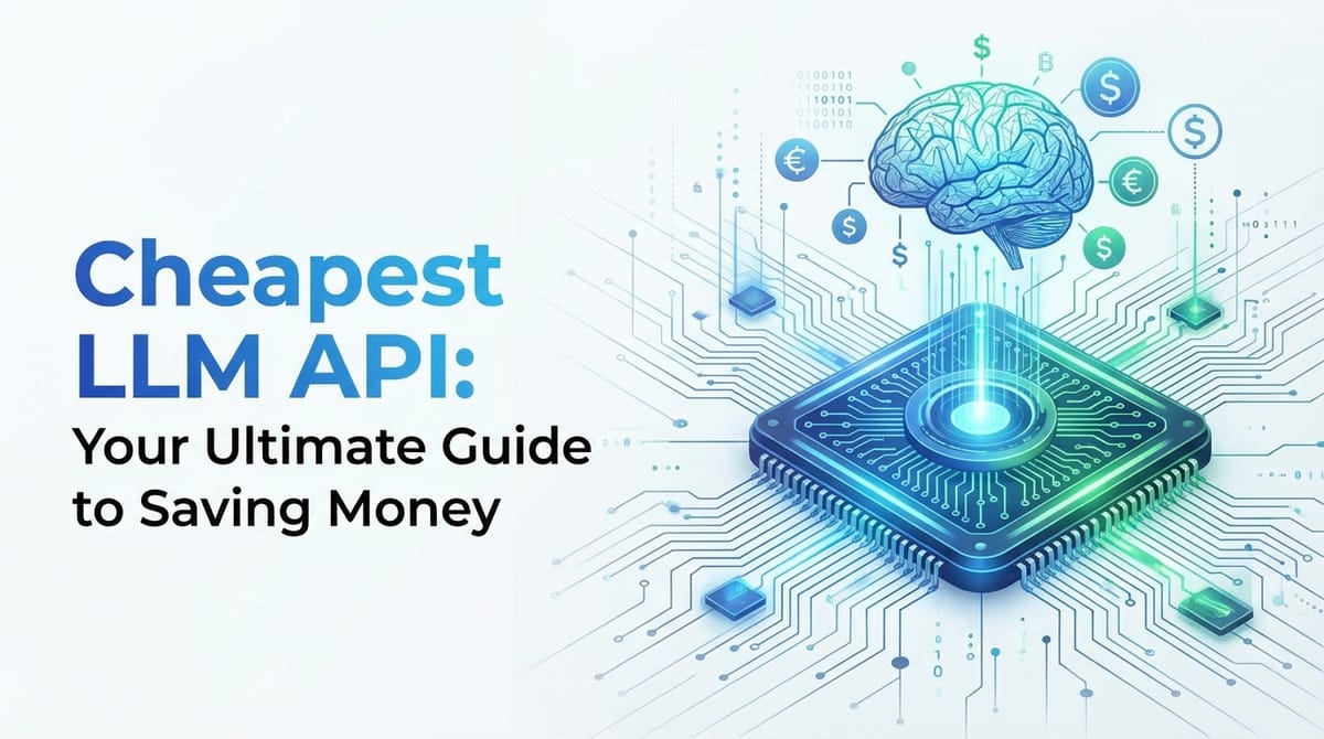 Cheapest LLM API: Your Ultimate Guide to Saving Money