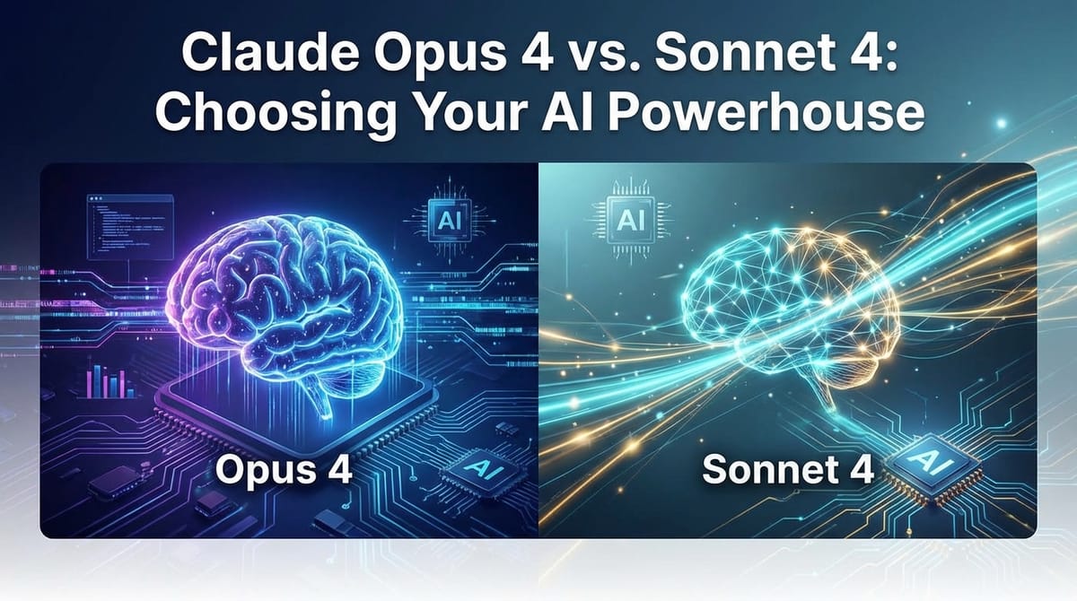 Claude Opus 4 vs. Sonnet 4: Choosing Your AI Powerhouse