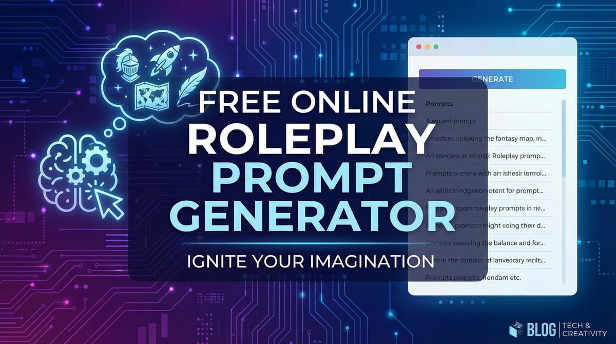 Free Online Roleplay Prompt Generator: Ignite Your Imagination