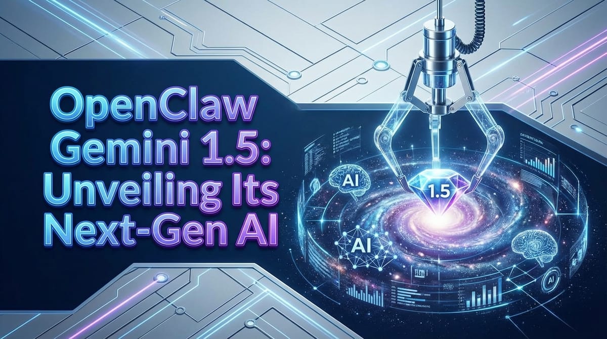 OpenClaw Gemini 1.5: Unveiling Its Next-Gen AI