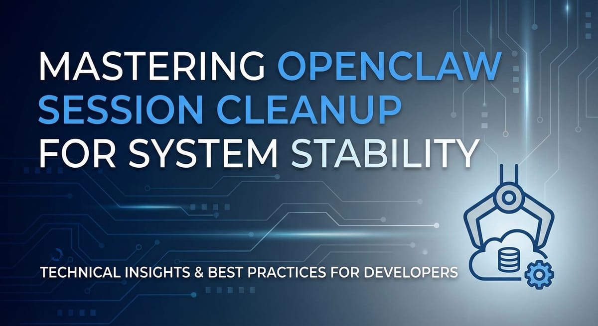 Mastering OpenClaw Session Cleanup for System Stability