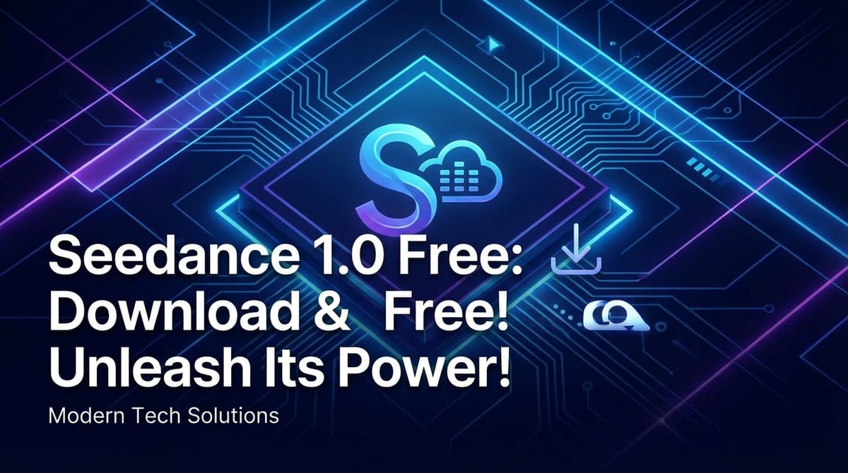 Seedance 1.0 Free: Download & Unleash Its Power!